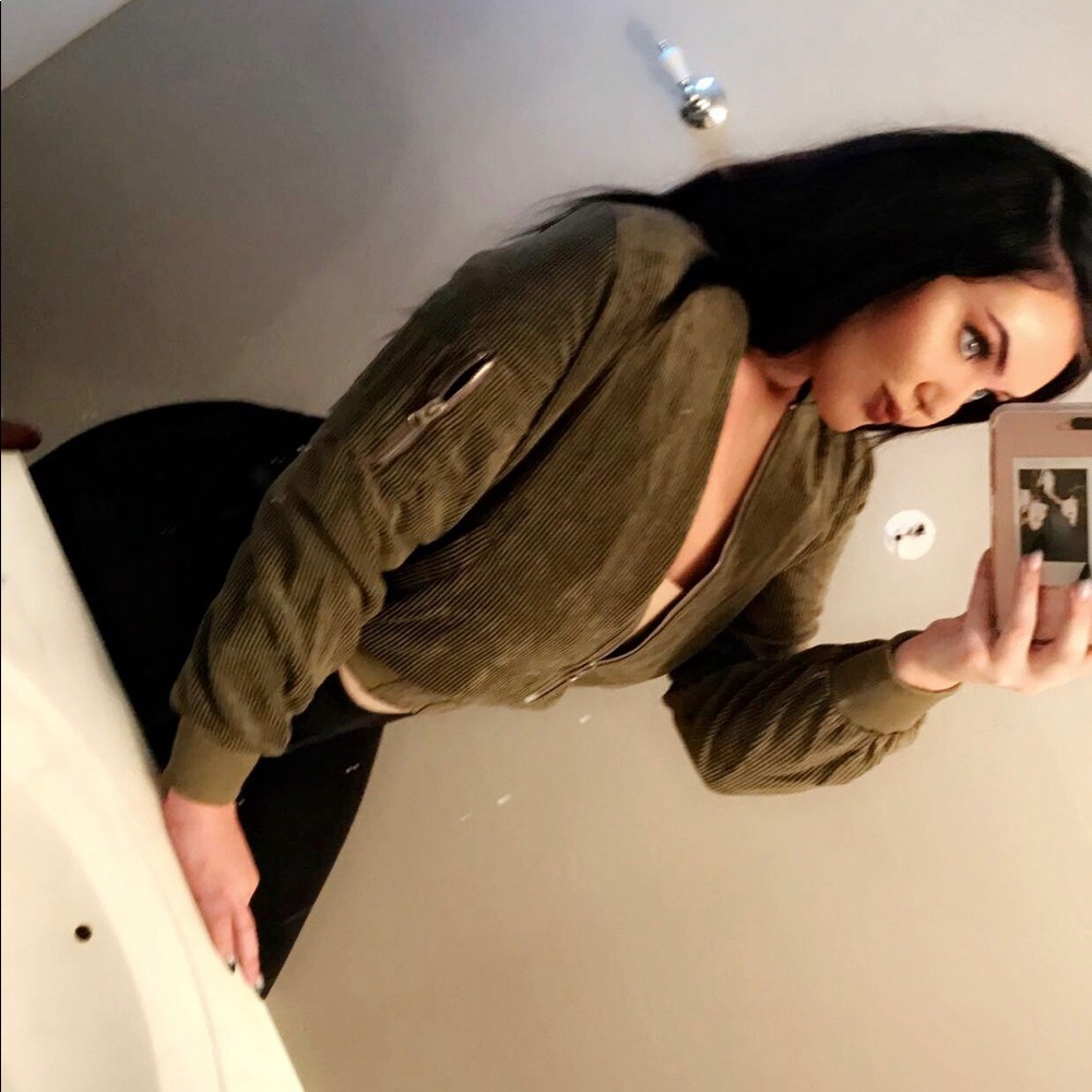 Olive Green Corduroy Jacket